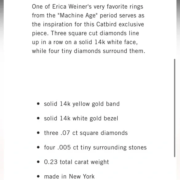 Erica Weiner Machine Age Ring, US size 5 - Picture 2 of 11